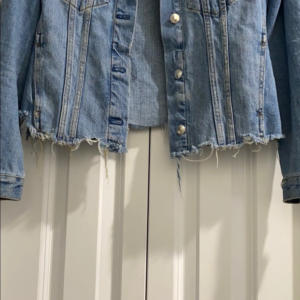 Distressed Denim Jacket - Picture 4 of 5